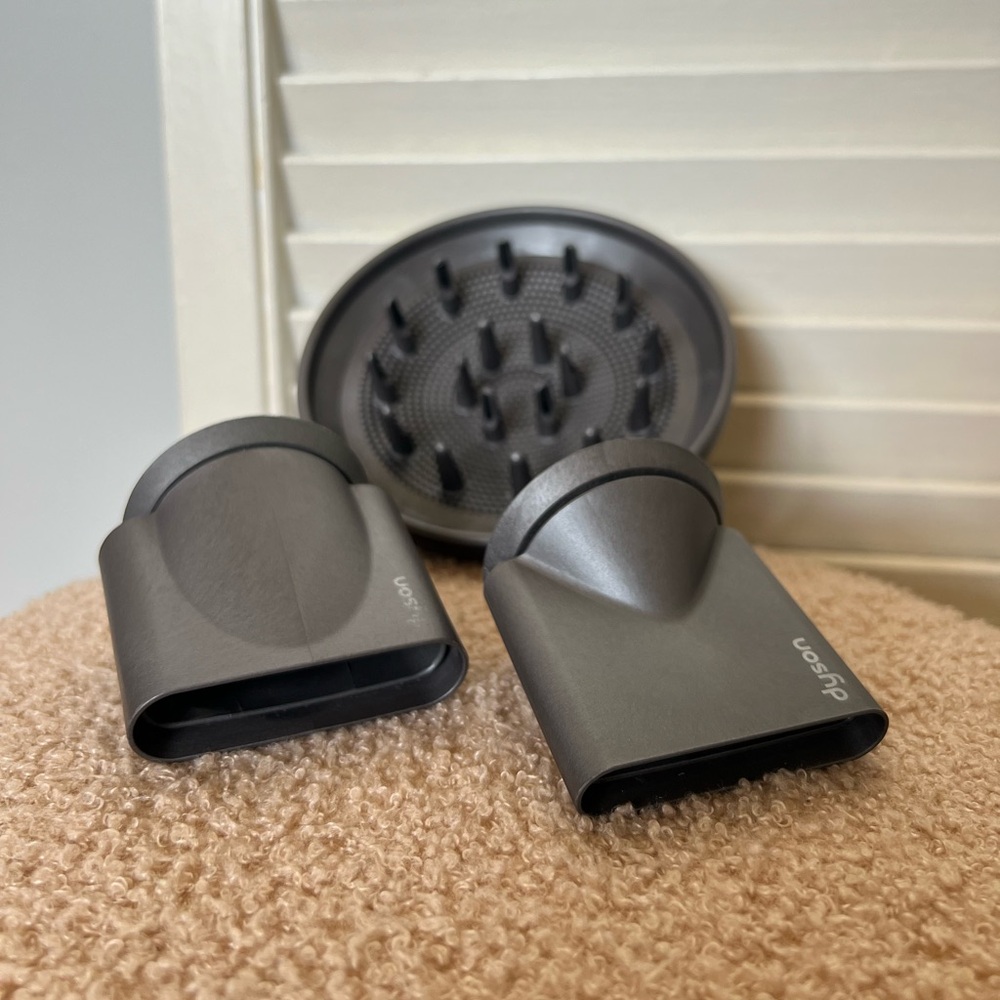 Dyson styling tools for supersonic hairdryer